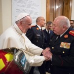 Representantes de OBA con el Papa Francisco
